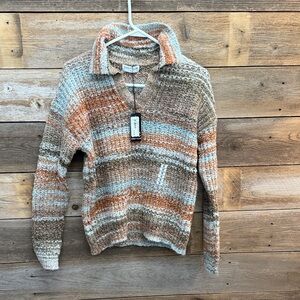 Coco Y Club Striped Knit Sweater